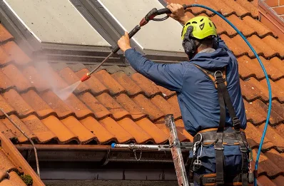Démoussage et hydrofuge de toiture à Thibie